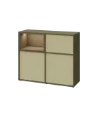 ERY D1241 L dolní modul, 2-dveřová/nika, 1000x1200x400, levý, zelená